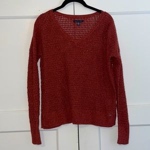 Rust Knit Sweater